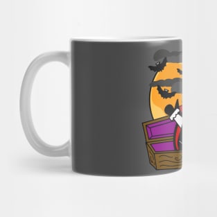 Count Cat-cula Halloween Vampire Kitty Mug